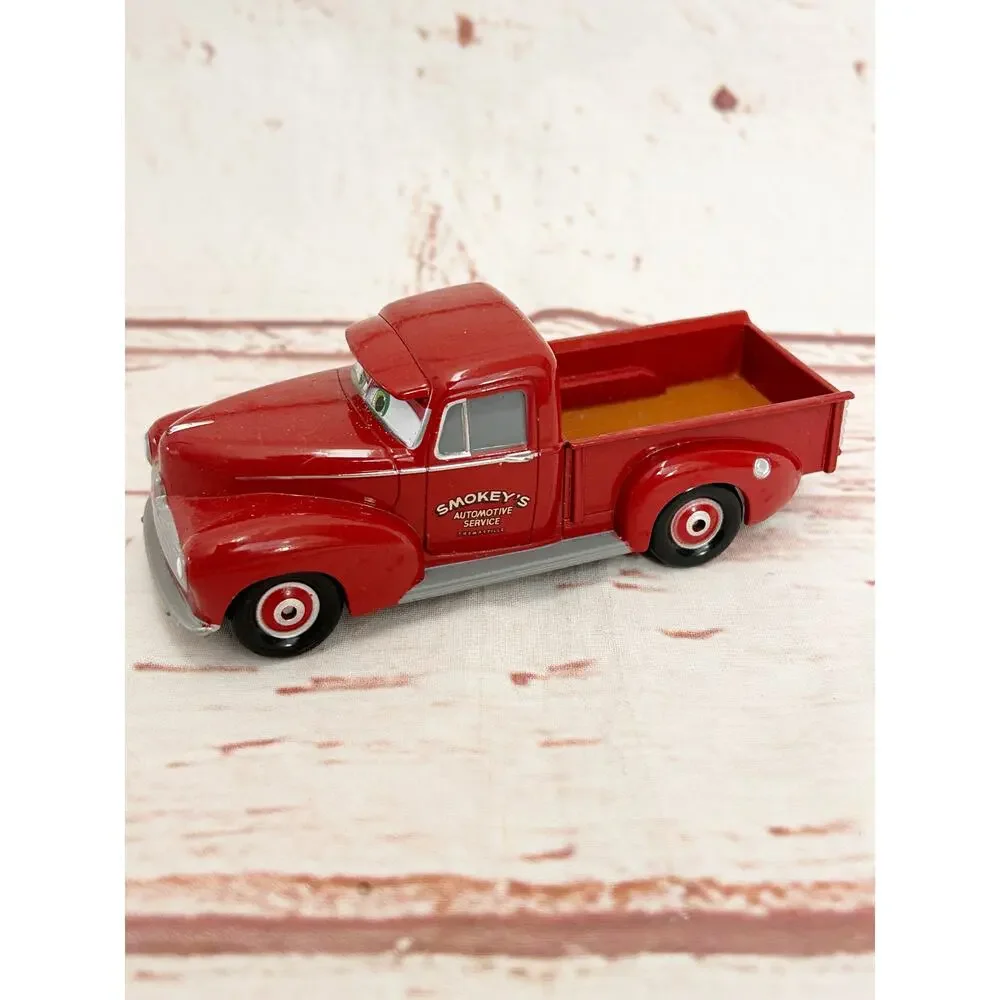 DISNEY PIXAR Cars Heyday Smokey Diecast Pickup Truck 1:55 Scale Red